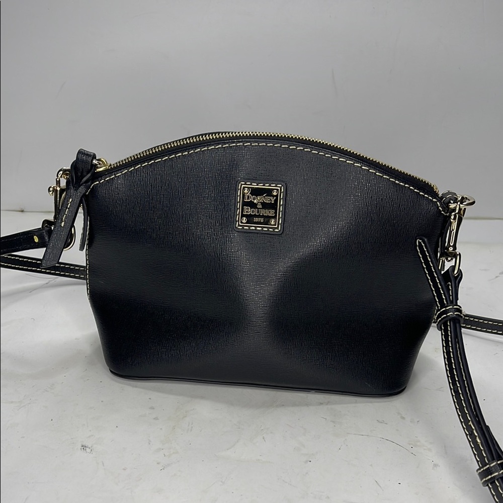 Dooney & Bourke Black Leather Crossbody Bag